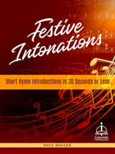 Festive Intonations Organ sheet music cover